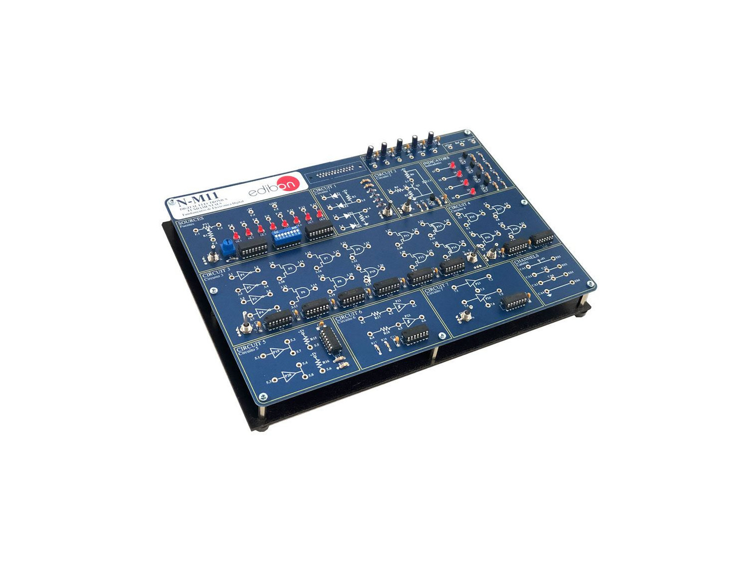 N-M11 module base électronique numérique portes logiques - Smart Didactic