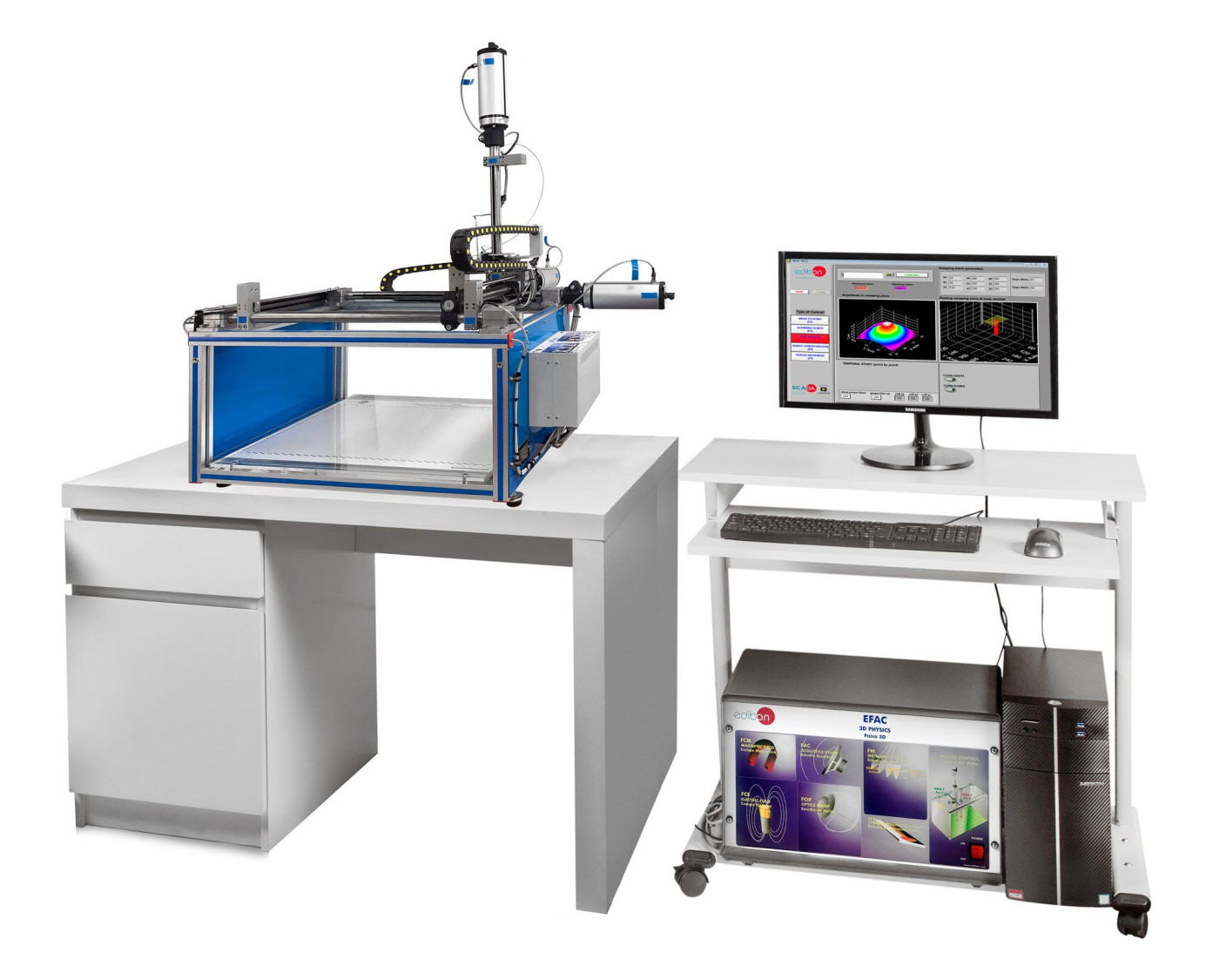 Équipement didactique de physique 3D – Contrôlée par Ordinateur (PC) - Système EDIBON SCADA – Image 2