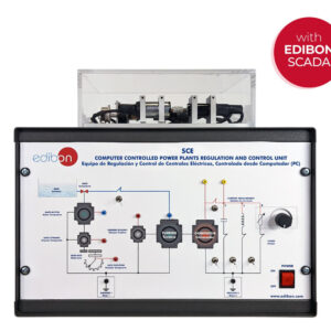 SCE unité régulation contrôle centrales électriques ordinateur SCADA - Smart Didactic
