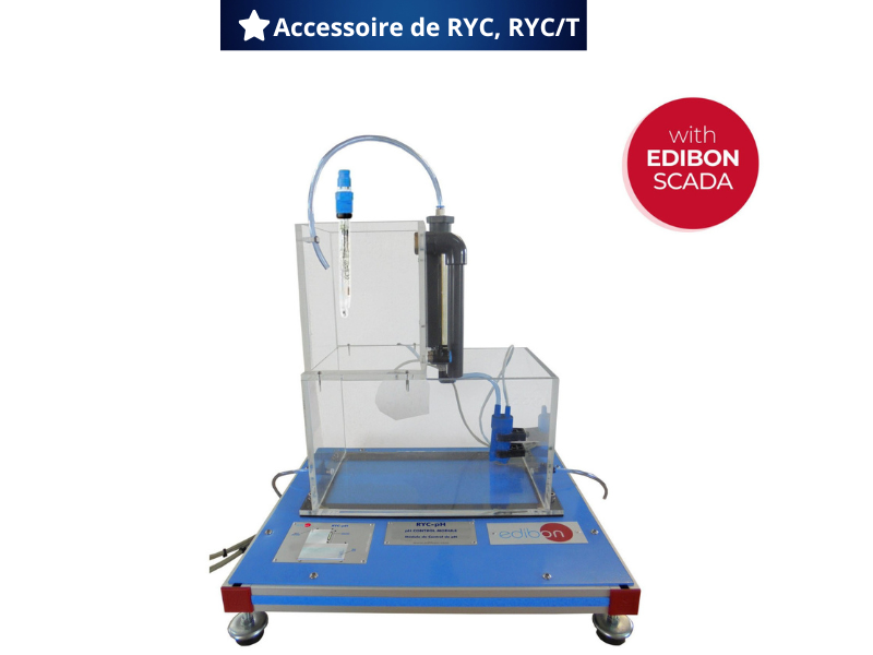 RYC-pH module contrôle régulation PID niveau pH réservoir agitateur - Smart Didactic